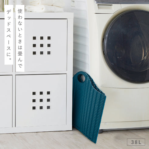 折りたためる ランドリーバスケット.|s4