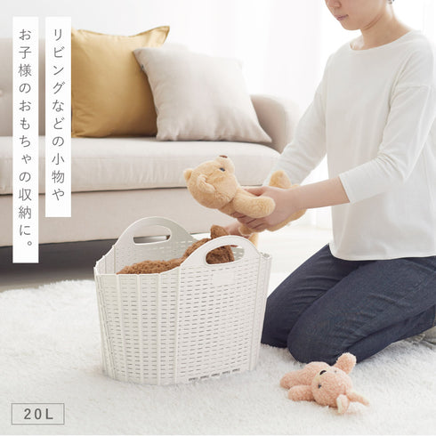 折りたためる ランドリーバスケット.|s10