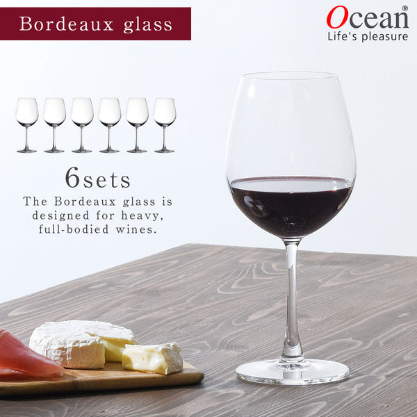 オーシャン マディソン ボルドーグラス 600ml 6個組.|m2