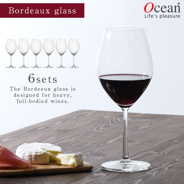 オーシャン サンテ ボルドーグラス 590ml 6個組.|m2