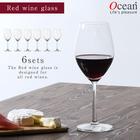 オーシャン サンテ 赤ワイングラス 420ml 6個組.|m2