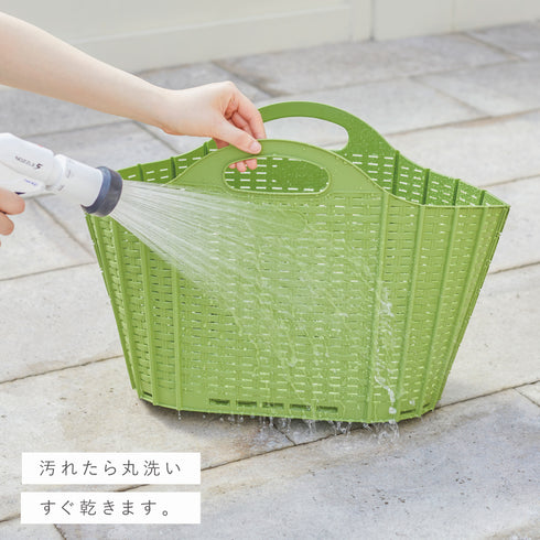 折りたためる ガーデンバスケット 20L.|s6
