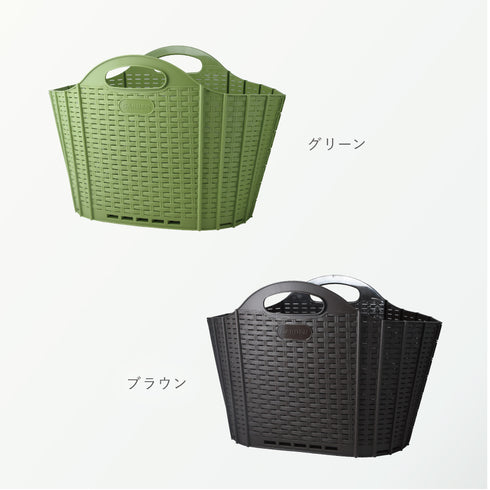 折りたためる ガーデンバスケット 20L.|s11