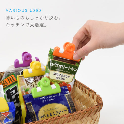 レインボークリップミニ 6個組.|s4