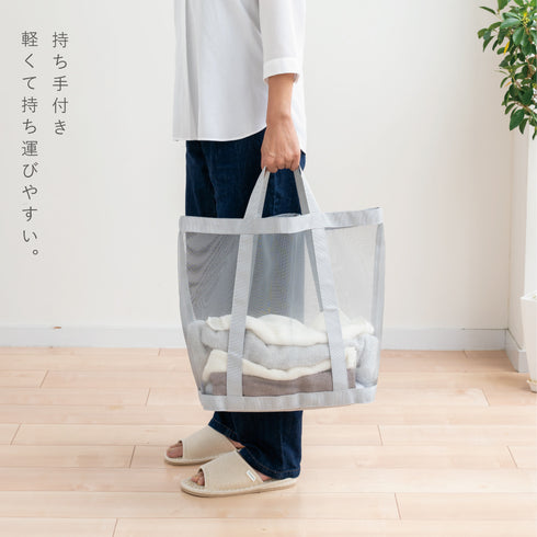 さらっとメッシュランドリーバッグ.|s5