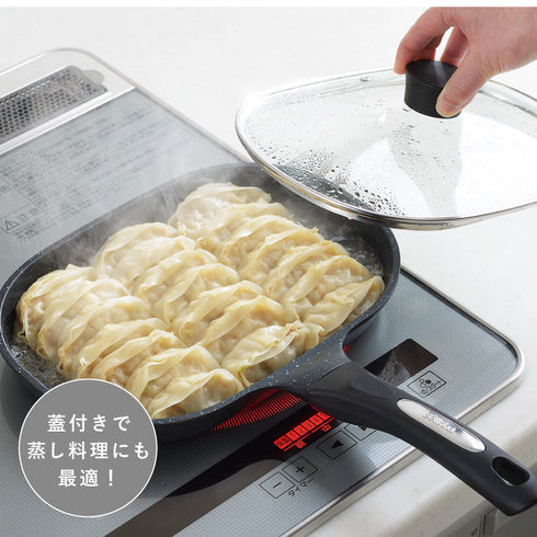 NEW ベルフィーナ グリルパン ガラス蓋付き.|s8