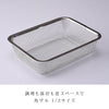 お料理はかどる脚付き角ザル1/2サイズ.|s1