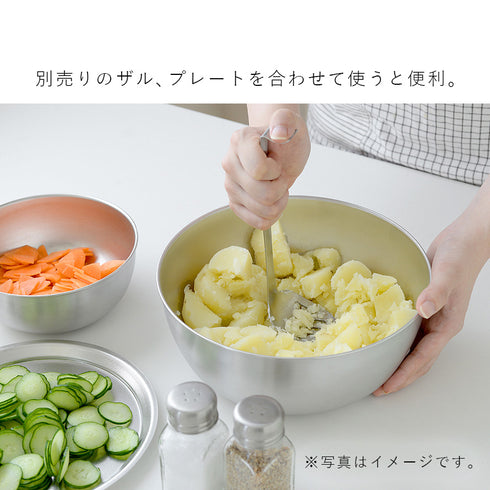 逸品物創 ステンレスボウル 21cm.|s6