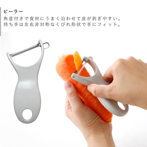 スリムスタンドスライサー7点セット ピーラー付き.|s6