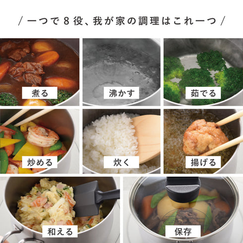 逸品物創 ステンレス マルチポット 14cm.|s3