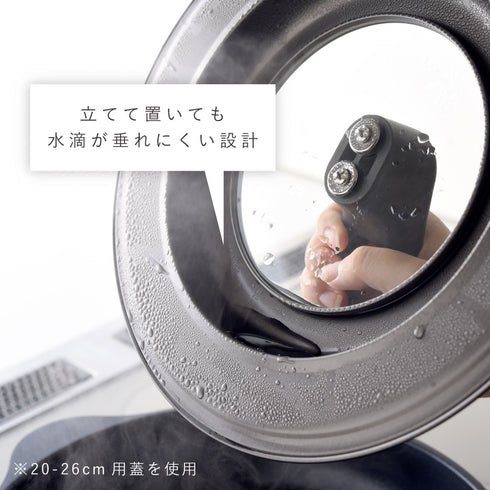 ベルフィーナ 取っ手も便利なフライパンカバー 26-30cm.|s4