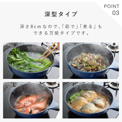 ベルフィーナライトプレミアム 24cm深型.|s6