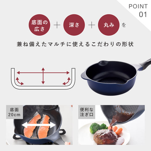 ベルフィーナライトプレミアム マルチパン20cm.|s3