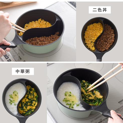 ダブルクック片手鍋20cm ガラス蓋付き.|s5