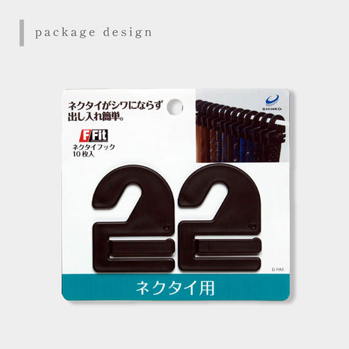 エフフィット ネクタイフック10枚入.|s6