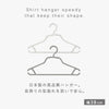 モノクローゼット シャツハンガー スピーディ5本組.|s2