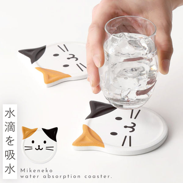 みけねこ 吸水コースター.|m2
