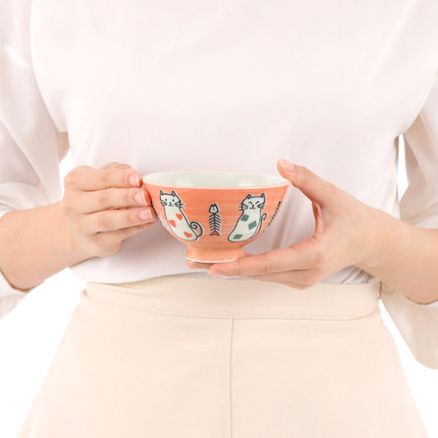 おとぼけ猫 茶碗.|s5