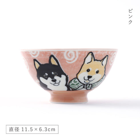 柴犬 茶碗 美濃焼.|s9