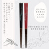 夫婦箸 若狭塗箸 金雫 黒 朱.|s5