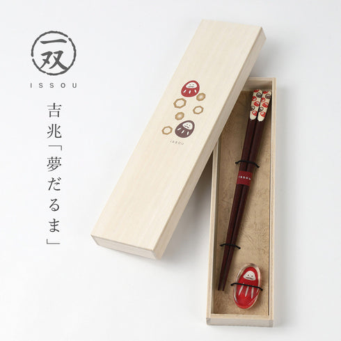 吉兆 箸置付 夢だるま.|s1