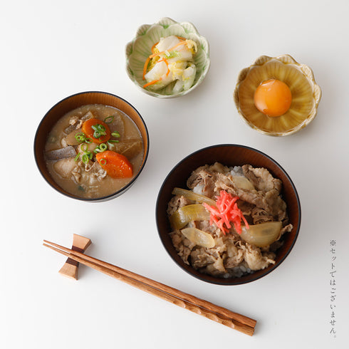 日本伝統色 羽反 塗分丼.|s10