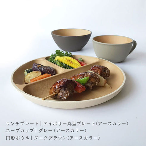 アースカラー 抗菌ランチプレート.|s13