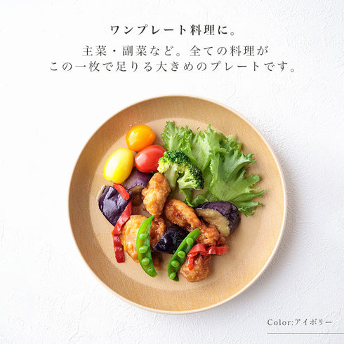 アースカラー 抗菌ラウンドプレート L.|s4