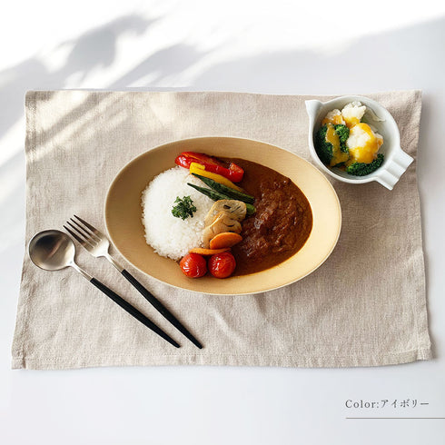 アースカラー 抗菌カレーパスタ皿.|s7