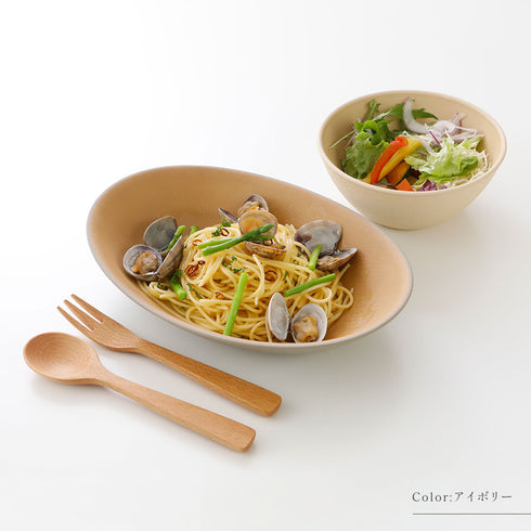 アースカラー 抗菌カレーパスタ皿.|s6