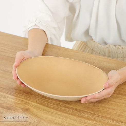 アースカラー 抗菌カレーパスタ皿.|s11