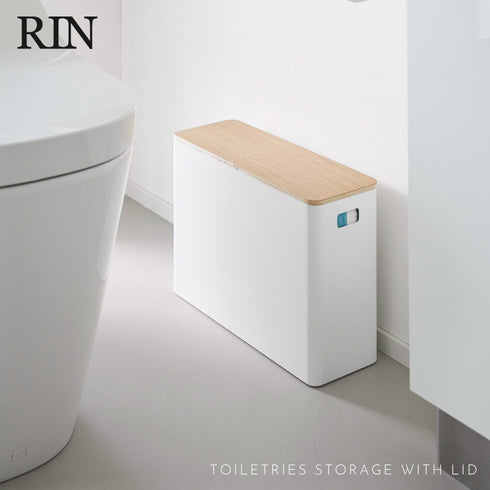 蓋付きトイレ用品収納 リン.|s1