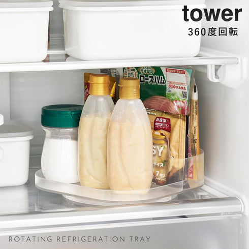 冷蔵庫中回転式仕切り付きトレー スクエア タワー.|s1