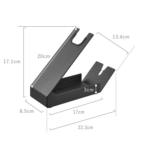 収納付きドライヤー&ヘアーアイロンスタンド タワー.|s11