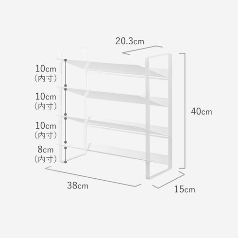 シンク下ワイドボトルストッカー タワー 4段.|s10