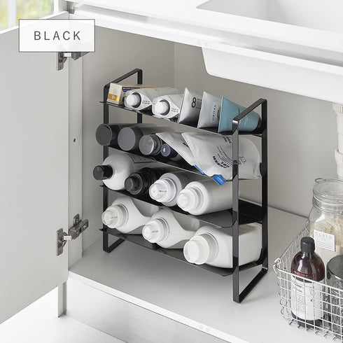 シンク下ワイドボトルストッカー タワー 4段.|s8