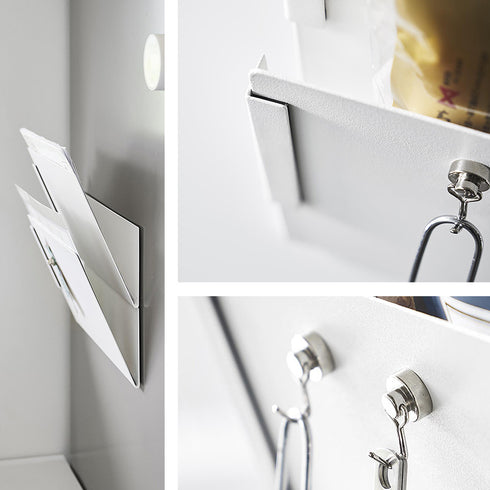 マグネット縦横連結プリント収納ラック タワー 2個組.|s8