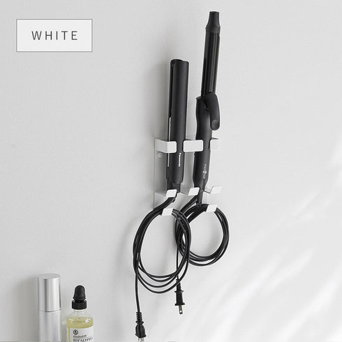 ウォールヘアーアイロンホルダー タワー ダブル 石こうボード壁対応.|s8