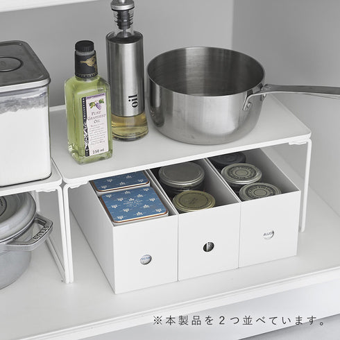 折り畳み積み重ね棚 タワー M.|s9