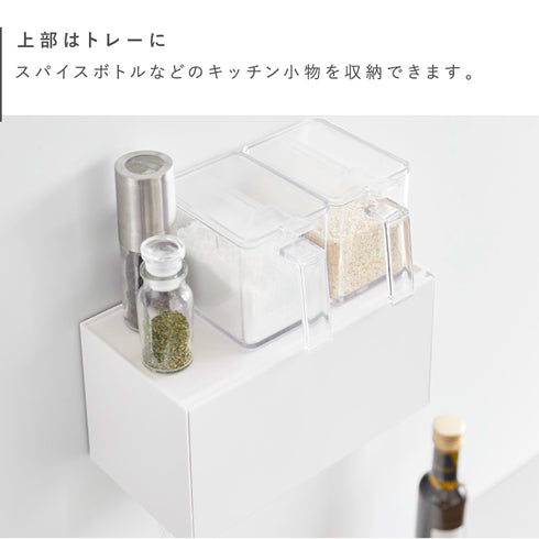 フィルムフックトレー付きペーパータオルディスペンサー タワー.|s8