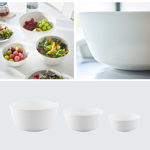 傾けて混ぜやすい調理ボウル 3点セット 電子レンジ対応 タワー.|s9