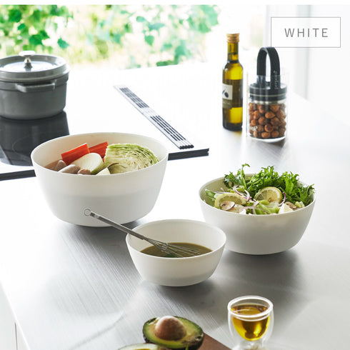 傾けて混ぜやすい調理ボウル 3点セット 電子レンジ対応 タワー.|s8