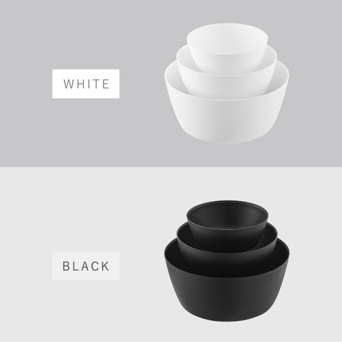 傾けて混ぜやすい調理ボウル 3点セット 電子レンジ対応 タワー.|s13