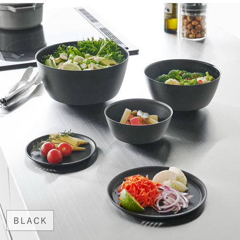傾けて混ぜやすい調理ボウル 5点セット 電子レンジ対応 タワー.|s11