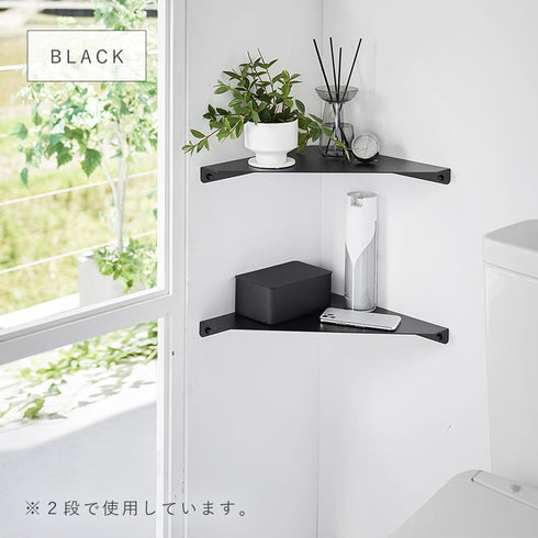 ウォールコーナーシェルフ タワー L 石こうボード壁対応.|s11