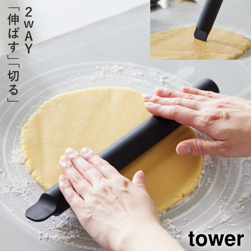 スケッパー付きシリコーンめん棒 タワー