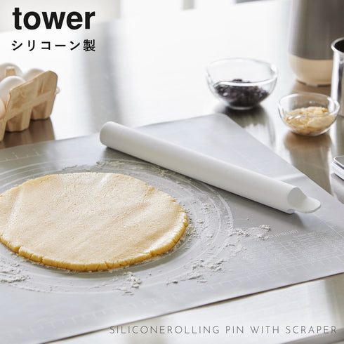 スケッパー付きシリコーンめん棒 タワー tower.|s1