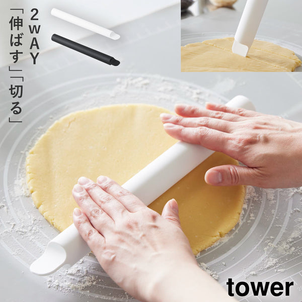 スケッパー付きシリコーンめん棒 タワー tower.|m2