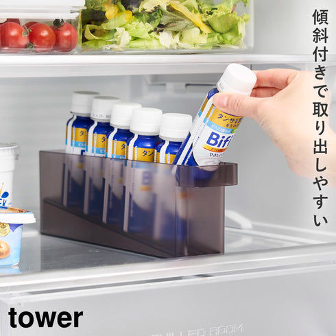 冷蔵庫中ミニドリンク収納ケース タワー 冷蔵庫 ドリンク ホルダー