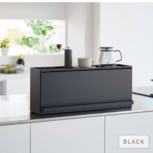 前が開くキッチンカウンター上収納ラック D15 タワー.|s10